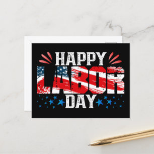 Happy Labour Day Postcard