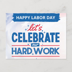 Happy Labour Day Postcard