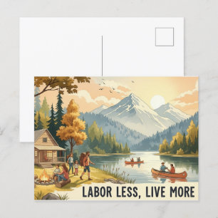 Happy Labour Day Postcard