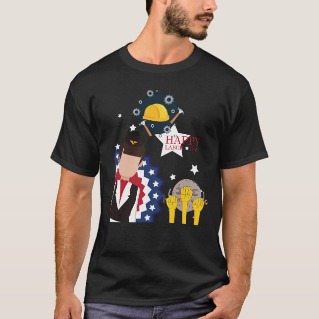 Happy Labour day T-Shirt (Front)