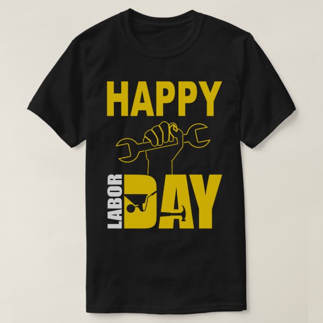 Happy Labour Day Tee Labour Party For Women Men Ki (Design Front)