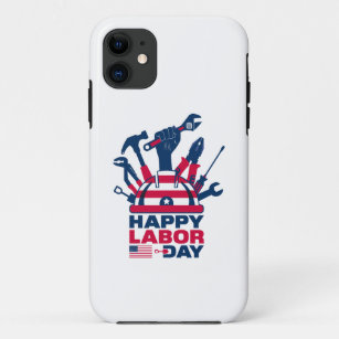 Happy Labour Day, USA Holiday Case-Mate iPhone Case