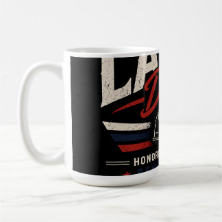 Happy Labour Day Vintage Typography Honouring Coffee Mug