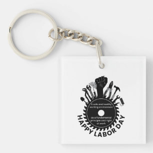 Happy Labour Day Weekend 2023 Keychain