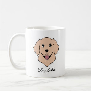 Happy Labrador custom name Coffee Mug