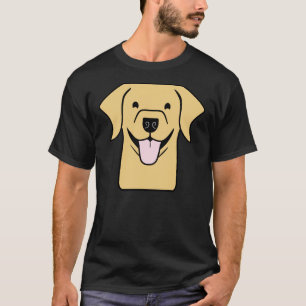 Happy Labrador Yellow Lab Lab Mom Yellow Lab Golde T-Shirt
