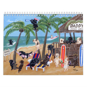 Happy Labradors Sporting Calendar 2018