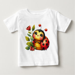 Happy Ladybug Baby T-Shirt
