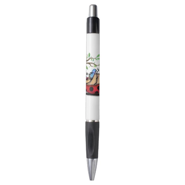 Happy Ladybug Pen (Front Vertical)