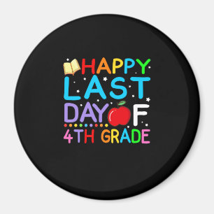 Happy Last Day Of 5th Grade Graduation Magnet