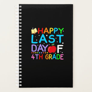 Happy Last Day Of 5th Grade Graduation Planner