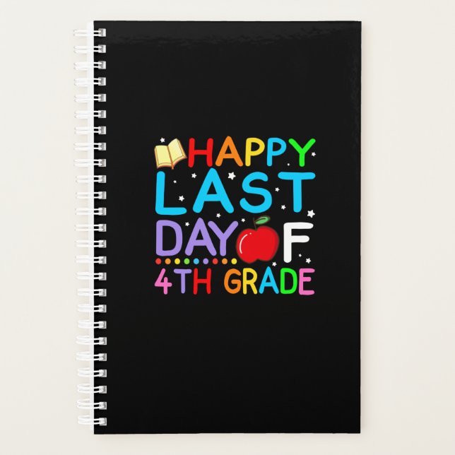 Happy Last Day Of 5th Grade Graduation Planner (Front)