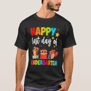 Happy Last Day Of Kindergarten Teacher Student Boy T-Shirt