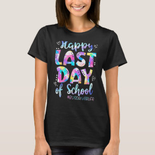 Happy Last Day Of School Bus Driver Life Summer 2 T-Shirt