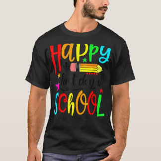 Happy Last Day Of School Hello Summer Teacher Stud T-Shirt