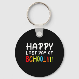 Happy Last Day Of School Students And Teachers Gif Keychain