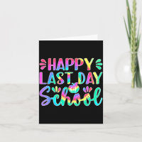 Happy last day of school teacher kids student