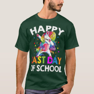 Happy Last Day of School Teacher Student Graduatio T-Shirt