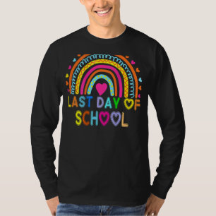 Happy Last Day Of School Teacher Student Graduatio T-Shirt