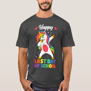 Happy Last Day of School Teacher Student Graduatio T-Shirt