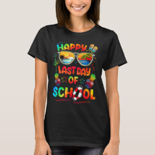 Happy Last Day Of School Teachers End Of Year Stud T-Shirt