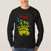 Happy Last Of Day School Bus Driver Teacher Studen