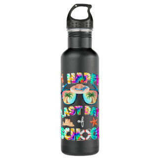 happy lastday of school 710 ml water bottle