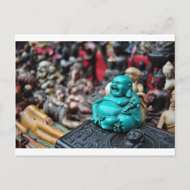 Happy/ laughing buddha! postcard (Front)