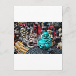 Happy/ laughing buddha! postcard