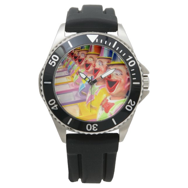 Happy Laughing Clown Faces, Watch (Front)