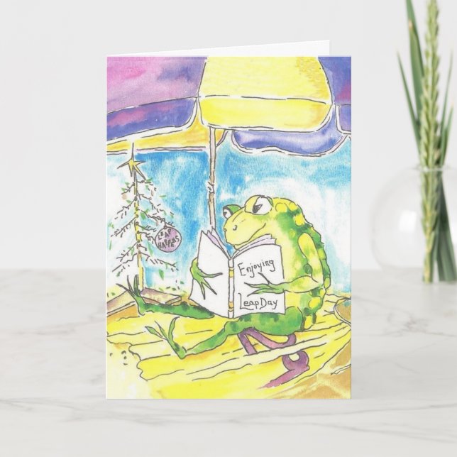 HAPPY LEAP YEAR CARD (Front)