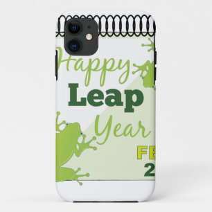 Happy Leap Year Feb 29 iPhone 11 Case