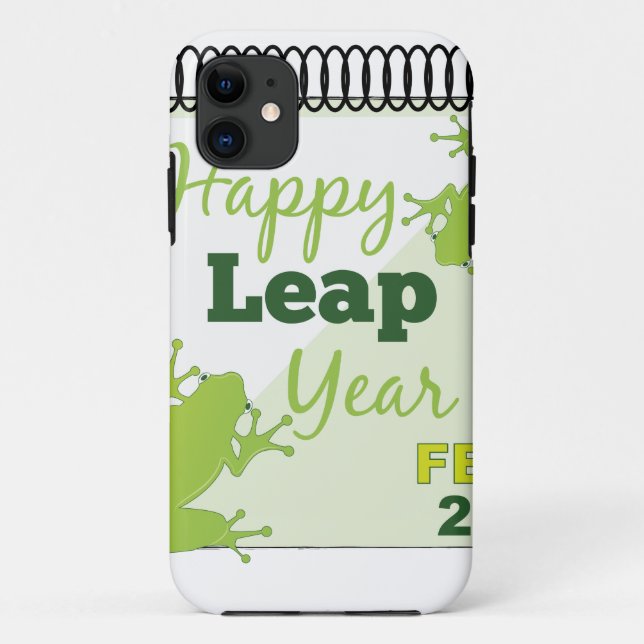 Happy Leap Year Feb 29 Case-Mate iPhone Case (Back)