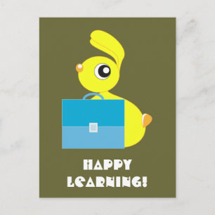 Happy Learning Postcard