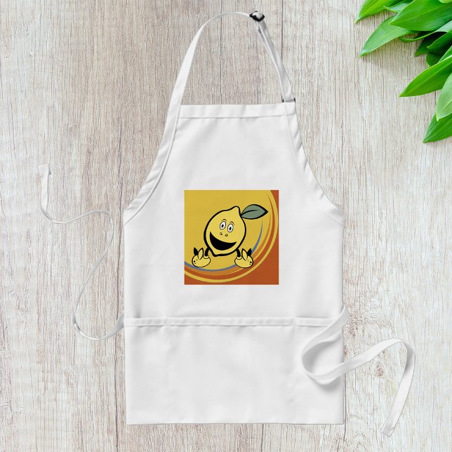 Happy Lemon Face Standard Apron (Creator Uploaded)
