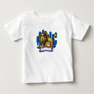 Happy Leo Lion with Star Baby T-Shirt