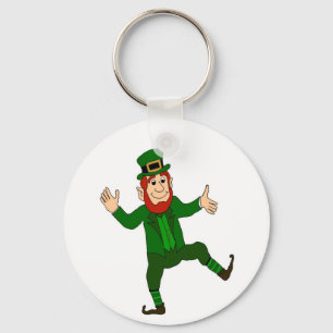 Happy Leprechaun Keychain