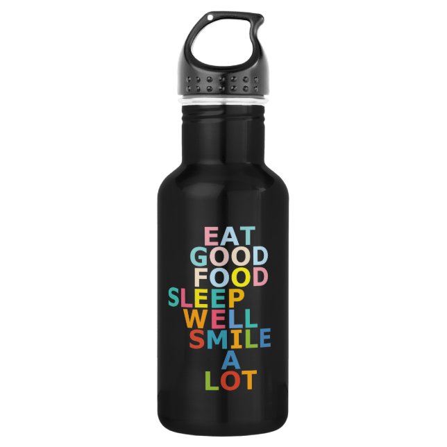 Happy life 532 ml water bottle (Front)