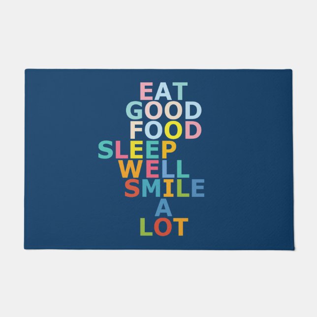 Happy life doormat (Front)