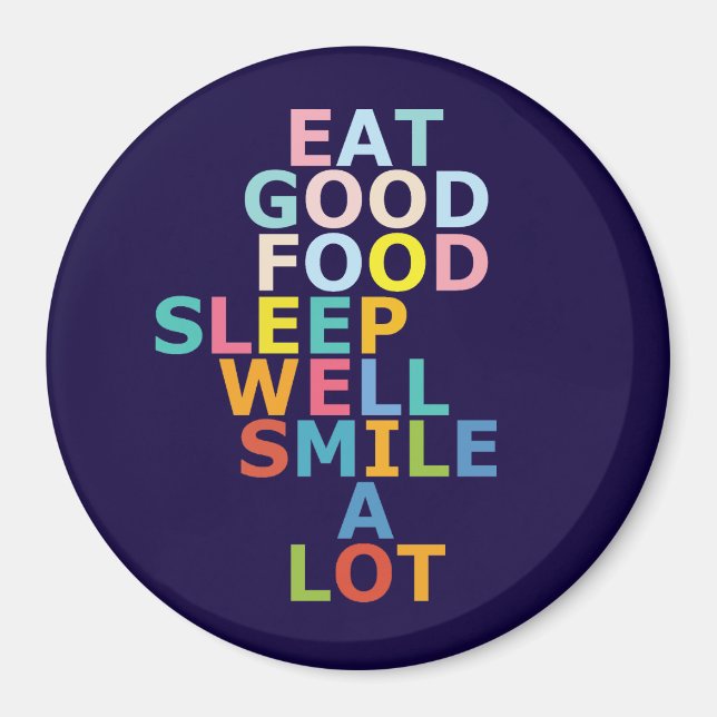 Happy life magnet (Front)