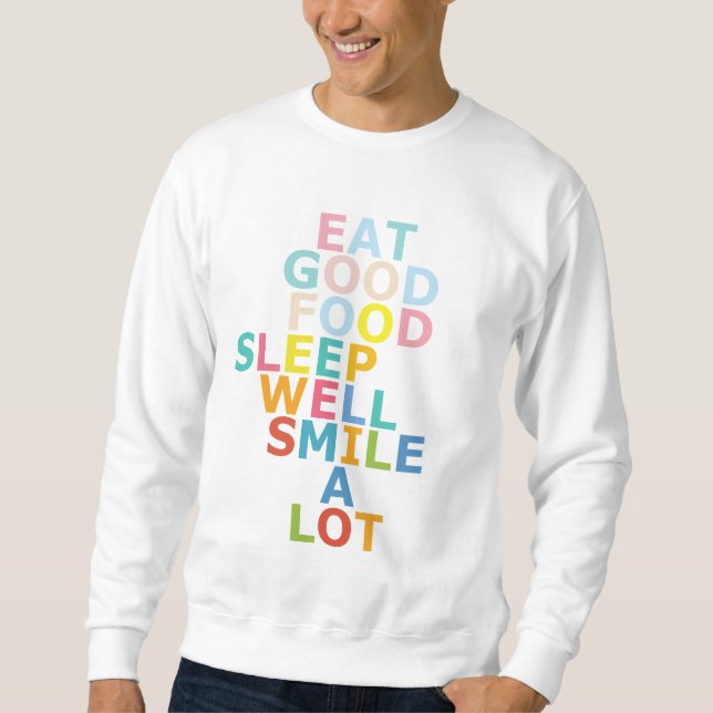 Happy life sweatshirt (Front)