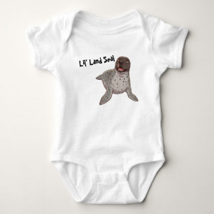Happy Lil' Land Seal Baby Bodysuit