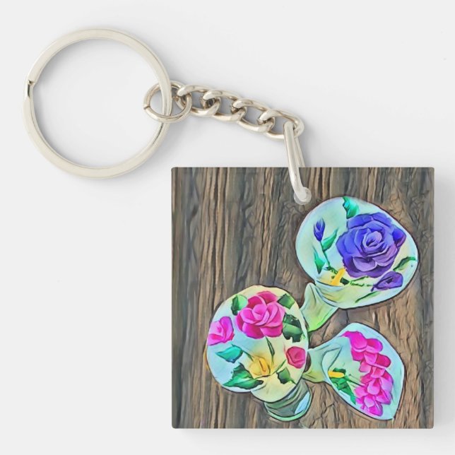 Happy Lilys  Keychain (Front)