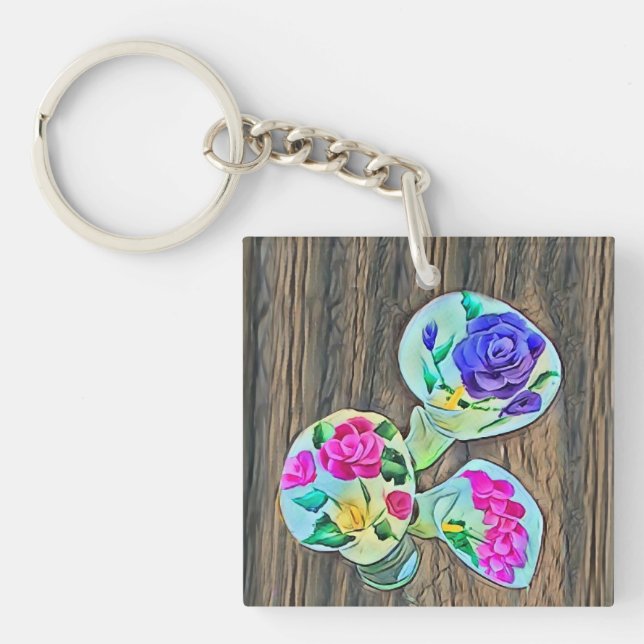 Happy Lilys  Keychain (Front)