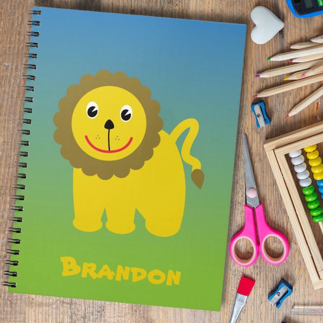 Happy lion notebook (Creator Uploaded)