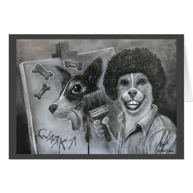 "Happy Little Biscuits"  Card (Front Horizontal)