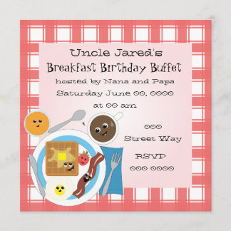 Happy Little Breakfast Invitation