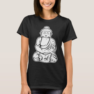 Happy Little Buddha Meditation Buddhism T-Shirt