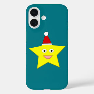 Happy Little Christmas Star iPhone 16 Case