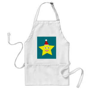 Happy Little Christmas Star Cooking Apron